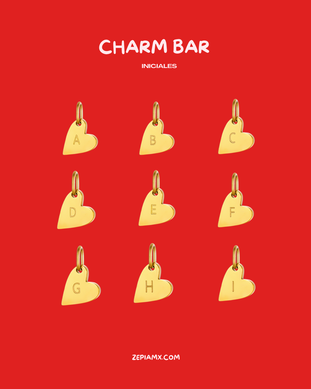 Iniciales de corazón